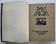 Modern Etchings Mezzotints and Dry-Points. Special Winter Number of “The Studio” 1912-13. Edited by Charles Home par  - Image 2
