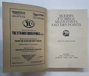 Modern Etchings Mezzotints and Dry-Points. Special Winter Number of “The Studio” 1912-13. Edited by Charles Home par  - Image 3