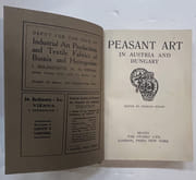Peasant Art in Austria & Hungary. Special number Autumn 1911. Edited by Charles Holme par  - Image 3