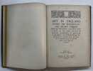 Art in England during the Elizabethan & Stuart Periods. Special Spring Number of “The Studio” 1908. Written by Aymer Vallance, with a note on the ...