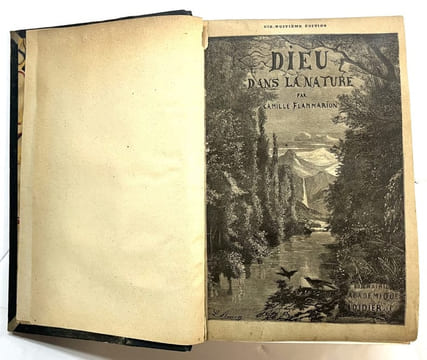 Dieu dans la nature. 17e édition. FLAMMARION, Camille