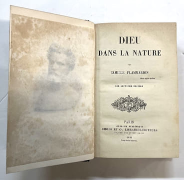 Dieu dans la nature. 17e édition. FLAMMARION, Camille
