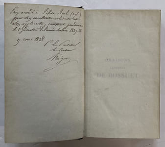 Oraisons funèbres de Bossuet,... (précédées de l'Éloge de Bossuet par d'Alembert et publiées par Léon Thiessé.) 
