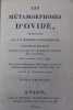 Les m&eacute;tamorphoses d'Ovide Traduites par JG Dubois Fontanelle. Ovide - Dubois Fontanelle (trad.)