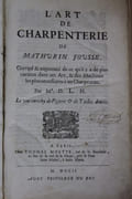 L'Art de charpenterie de Mathurin Jousse corrigé & augmenté de ce qu'il y a de plus curieux dans cet art, & des machines les plus necessaires à un charpentier. Par Mr. D. L. H. Le tout enrichy de figures & de tailles douces  par LA HIRE, Gabriel-Philippe de - JOUSSE, Mathurin - Image 2