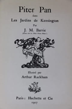 Piter Pan dans les Jardins de Kensington.. RACKHAM - BARRIE (J. M. )