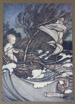 Piter Pan dans les Jardins de Kensington.. RACKHAM - BARRIE (J. M. )