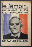 Le Témoin. Revue Hebdomadaire - N ° 36. 11 Novembre 1934 par IRIBE, Paul - Image 1