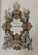 LES SAINTS EVANGILES. Traduits de la Vulgate par M l' Abbé Dassange. Illustrés par MM T Johannot , Cavelier , Gérard-Séguin et Brévière. 2 tomes par Bible] - Image 2