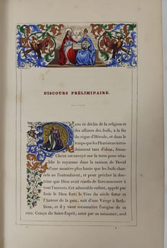 LES SAINTS EVANGILES. Traduits de la Vulgate par M l' Abbé Dassange. Illustrés par MM T Johannot , Cavelier , Gérard-Séguin et Brévière. 2 tomes. ...