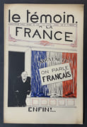 Le Témoin. Revue Hebdomadaire. N° 28. 17 Juin 1934 par IRIBE, Paul - Image 1