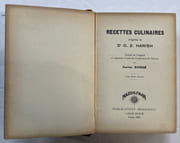 Recettes culinaires’après le Dr O. Z. Hanish. Traduit de l’original et augmenté d’après les conférences de l’auteur par par Haʹnish, Otoman Zar-Adusht ; BUNGé, Carlos - Image 3