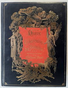 La Divine Comédie [2 volumes]. Avec les dessins de Gustave Doré du tirage de 1884. Traduction française de Pier-Angelo Fiorentino accompagnée du texte italien