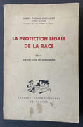 La Protection légale de la race : essai sur les lois de Nuremberg par THOMAS-CHEVALLIER, Hubert - Image 1