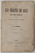 Si les traités de 1815 ont cessé d'exister ? Actes du futur Congrès par PROUDHON, Pierre-Joseph - Image 1