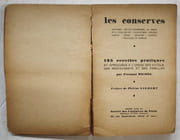 Les Conserves : 125 recettes pratiques et éprouvées à l'usage des hôtels, des restaurants et des familles. Préface de Philéas Gilbert par MICHEL, Fernand - Image 3