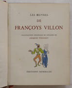 Les Oeuvres de Françoys Villon. Illustrations originales en couleurs de Jacques Touchet par VILLON, François - Image 3