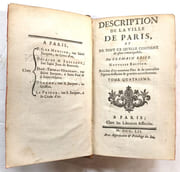 Description de la ville de Paris. Tome quatrième. Nouvelle édition enrichie d’un nouveau plan par BRICE, Germain - Image 3