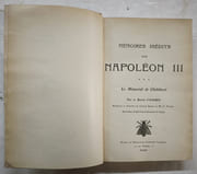 Mémoires inédits sur Napoléon III. par le baron d'Ambès ; recueillis et annotés par Charles Simond et M. C. Poinsot par AMBèS, Baron d’ - Image 4