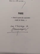 PARIS "sous le pont des souvenirs coule la Seine..." (avec une dédicace de l’auteur). Exemplaire n°119/2000 par François BRIGNEAU; François ALLOT (Illustrations) - Image 2