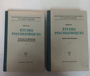 Etudes psychiatriques (2volumes). volume1; historique méthodologie psychopathologie générale, volume2; Aspects séméiologiques par Henri Ey 