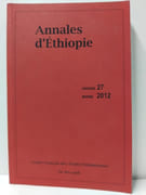 Annales d'Ethiopie volume 27 par 