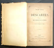 Oeuvres in&eacute;dites de Descartes pr&eacute;c&eacute;d&eacute;es d’une introduction sur la m&eacute;thode, par M. le Cte Foucher de Careil [2 parties en 1 volume]. DESCARTES, Ren&eacute;