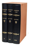 Oeuvres d’Ambroise Paré [3 volumes]. Préfacées par le professeur de Vernejoul & Jean Rostand de l’Académie Française [Reproduction en fac-similé de la quatrième édition revue et augmentée par l’auteur publié à Paris, chez Gabriel Buon, 1585] par PARé, Ambroise - Image 1