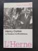 Le paradoxe du monotheisme. Henry Corbin