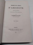 Histoire des animaux. Traduite en français et accompagnée de notes perpétuelles par J. Barthélemy-Saint Hilaire par ARISTOTE - Image 4