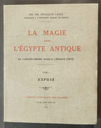 La magie dans l'Égypte antique, de l'ancien empire jusqu'à l'époque copte... [3 volumes] par LEXA, François - Image 1