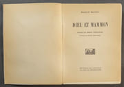 Dieu et Mammon par MAURIAC, François - Image 2