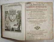 La nouvelle maison rustique, ou Économie générale de tous les biens de campagne. La manière de les entretenir & de les multiplier... [2 volumes]. Cinquième edition, augmentée considérablement... avec la vertu des simples, l’apoticairerie et les décisions du Droit Français sur les matières rurales... par LIGER, Louis - Image 3