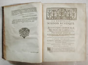 La nouvelle maison rustique, ou Économie générale de tous les biens de campagne. La manière de les entretenir & de les multiplier... [2 volumes]. Cinquième edition, augmentée considérablement... avec la vertu des simples, l’apoticairerie et les décisions du Droit Français sur les matières rurales... par LIGER, Louis - Image 4