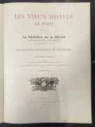 Les Vieux hôtels de Paris. Le Ministère de la Marine, ancien garde-meuble de la couronne,... Décorations extérieures et intérieures.... Notice historique et descriptive par J. Vacquier... 4e édition par VACQUIER, Jules - Image 1