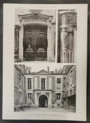 Les Vieux hôtels de Paris. Le Temple et le Marais. Tome II. Architecture et  décorations intérieures. Notices historiques et descriptives par F. Contet. 5e édition par CONTET, F. - Image 4