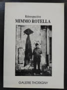 Rétrospective Mimmo Rotella (avec une signature de l’artiste). 17 Avril - 26 mai 1991 par  - Image 1
