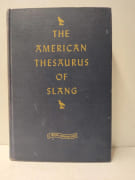 The American Thesaurus of Slang. with supplement - A complete reference book of colloquial speech par Lester V. Berrey;  M.Van Den Bark - Image 1