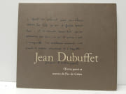 Jean Dubuffet. Oeuvre gravé et oeuvres du Pas-De-Calais par 