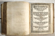 Der Cronicklen der Eingesetzten Orden des Heyligen Vatters Fransici.  [2 tomes en 1 volume]. [Traduit du portugais en italien puis en allemand par Horatius Diolam (Horazio Diola) de Bologne, d’après les écrits de Marcus von Lisboa) et Didacius Nauar (Didao da mota : Diego de Navarra)] par Marcos de Lisboa, évêque de Porto - Image 7