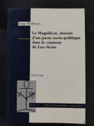 Le Magnificat, témoin d'un pacte socio-politique dans le contexte de Luc-Actes par Serge Wüthrich