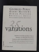 35 variations par Georges Perec; Harry Mathews; Oskar Pastior; Brunella Eruli; Guillermo López Gallego