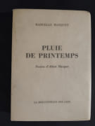 Pluie de printemps (avec un envoi de l’auteur). Dessins d'Albert Marquet par MARQUET, Marcelle - Image 1