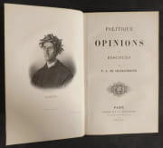 Mélanges politiques et polémique - Opinions et discours [2 volumes] par CHATEAUBRIAND, François-René de - Image 4