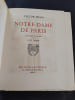 Notre-Dame de Paris . Gravures au burin de C.-P. Josso. HUGO, Victor; JOSSO, C.-P. 