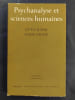 Psychanalyse et Sciences humaines. Otto Rank Hans Sachs