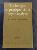 Technique et pratique de la psychanalyse. Ralph R. Greenson