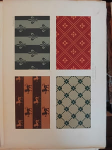 La Peinture murale décorative dans le style du Moyen-âge. Trente-six planches en couleurs et or, avec des notices explicatives et une introduction générale.