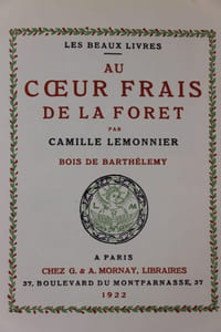 Au Coeur frais de la forêt. Bois de Barthélémy.