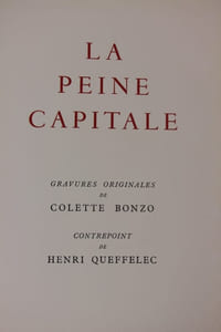 La Peine capitale